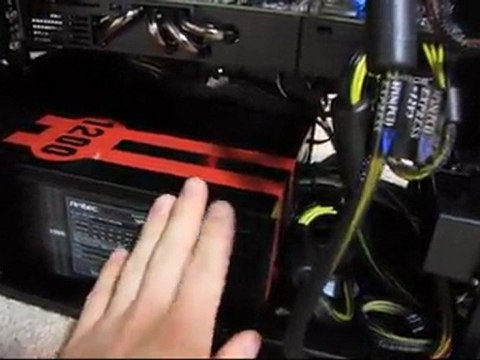 Antec Dark Fleet DF-85 Closer Look & nVidia GeForce 3D Vision Surround Build Inside Linus Tech Tips