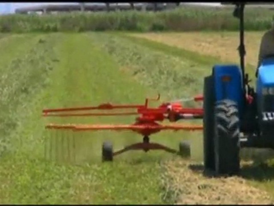 çift rotorlu ot toplama makinası