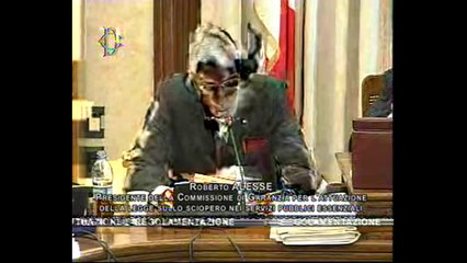 Roma - Audizione di Roberto Alesse