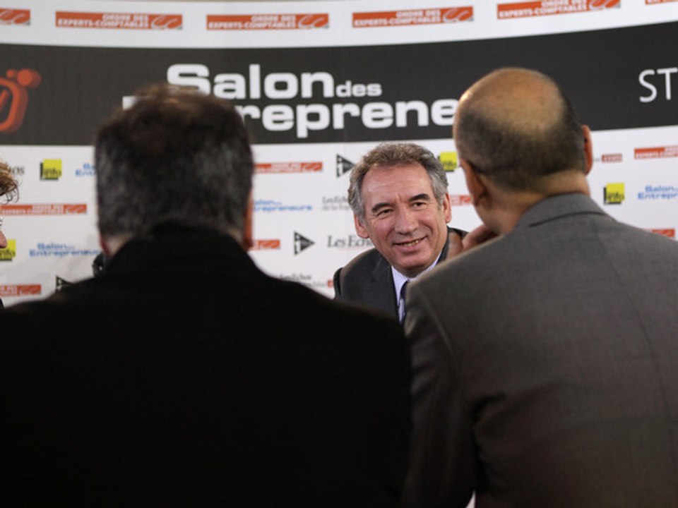 François Bayrou débat au Salon des Entrepreneurs - 020212