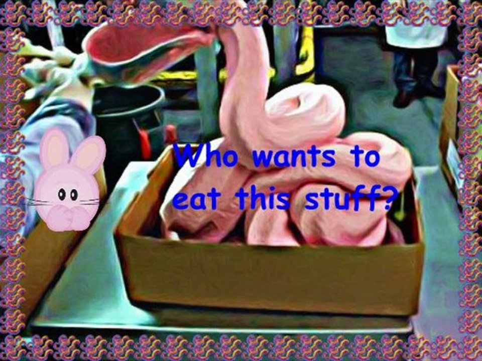 McDonalds pink slime hamburgers