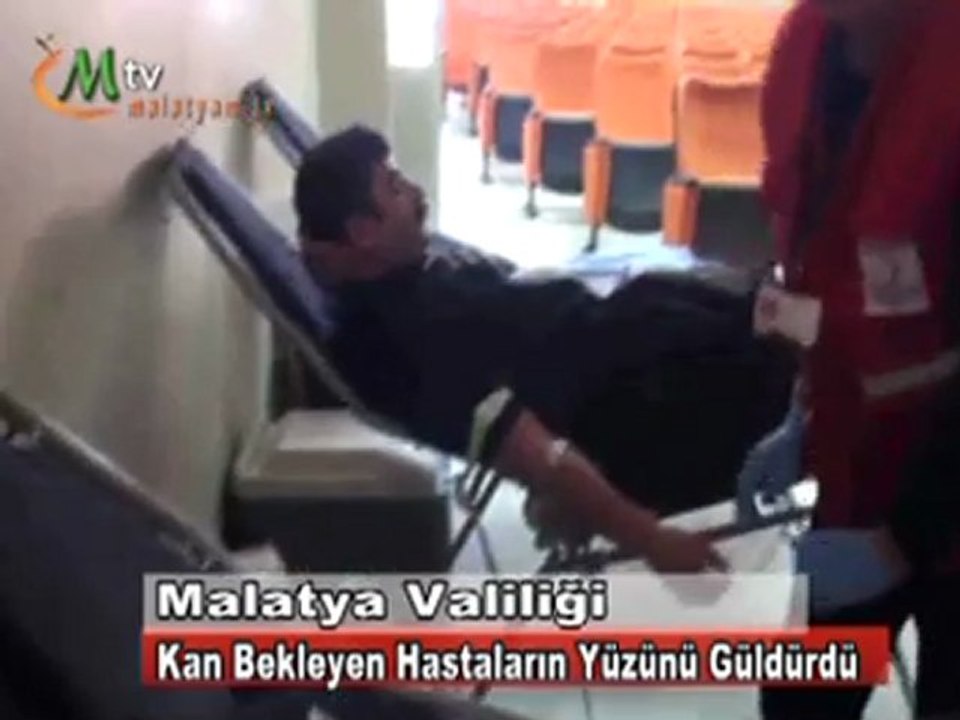 Malatya valiliğinden kan bağışı