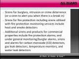 San Francisco Siren Alarms For Monitored Security Or Fire Protection