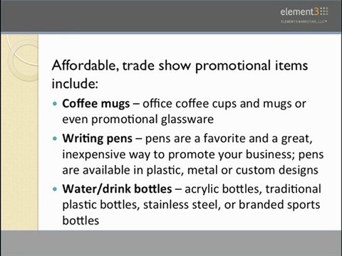 Trade Show Promotional Items To Boost Business Brand Awareness