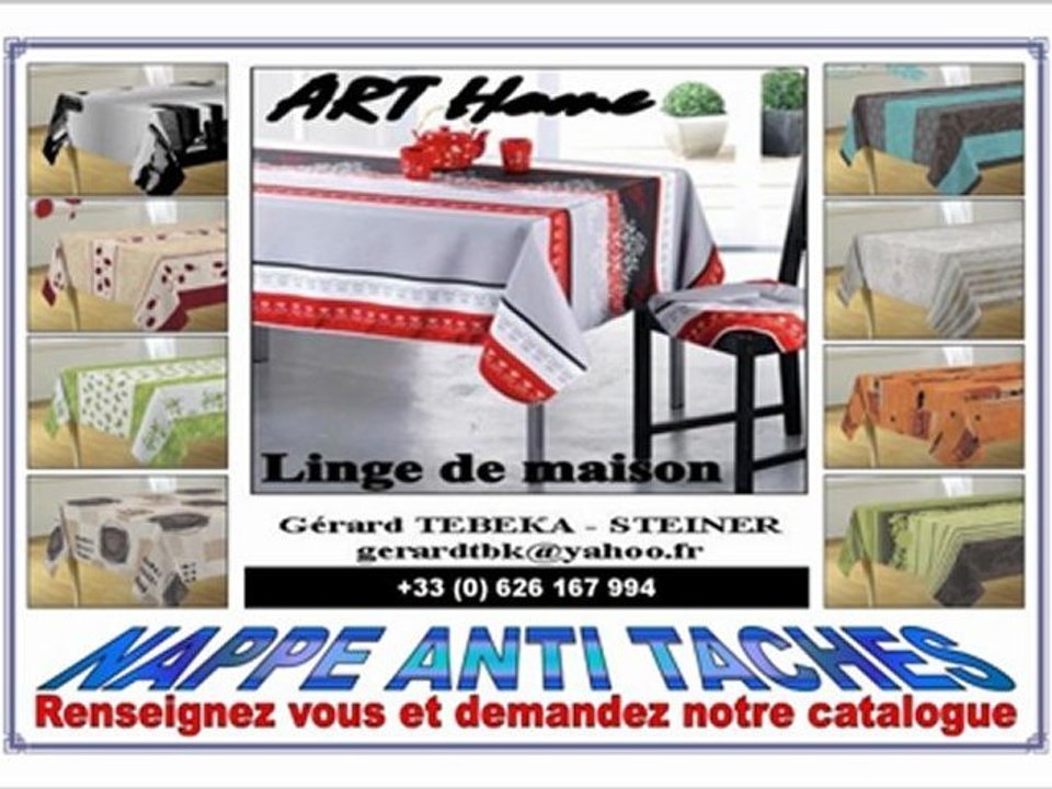 NAPPES DE TABLE