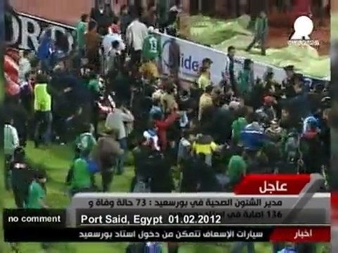 At least 74 killed in Port Said football... - no comment