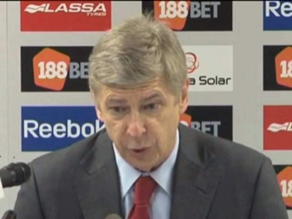Wenger bereut die pleite in bolton