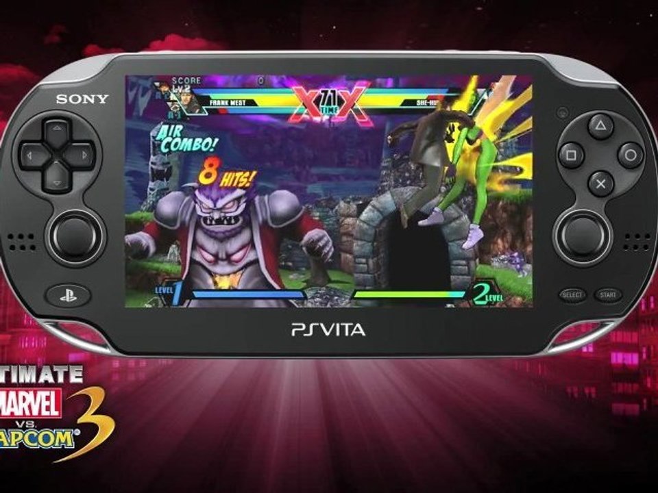 Ultimate Marvel vs. Capcom 3 - Vita Gameplay Video