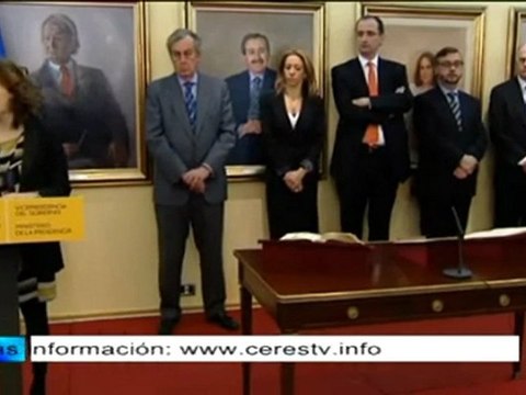 Sáenz de Santamaría en la toma posesión de altos cargos