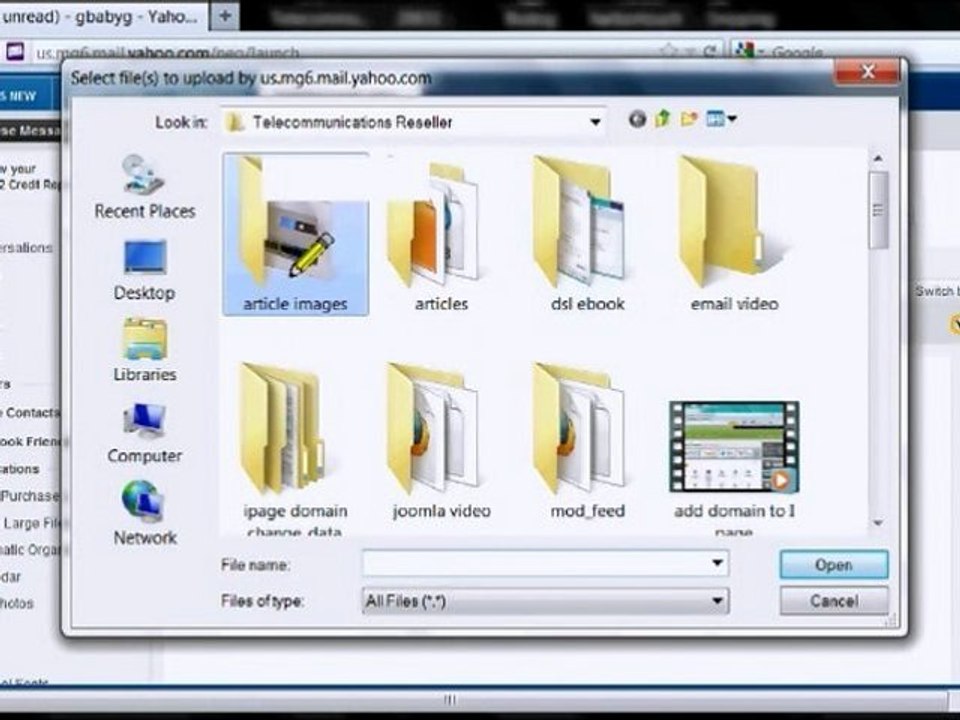 Send Email Using Yahoo Mail
