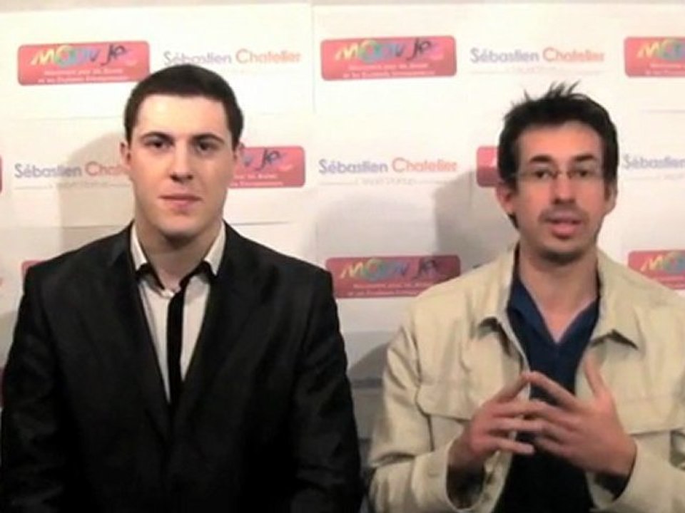 Jérôme Hoarau et Sébastien Chatelier pour l'entrepreneuriat