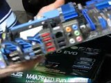 ASUS M4A79XTD EVO AM3 Crossfire DDR3 Motherboard Unboxing & First Look Linus Tech Tips