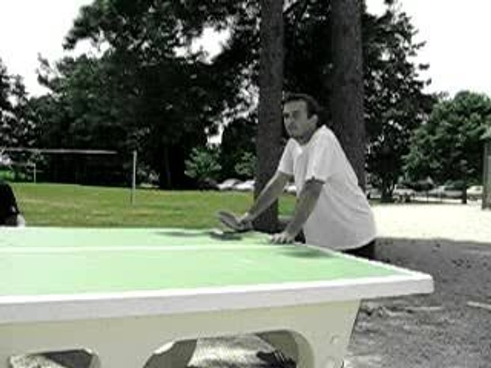 partie de ping pong