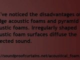 Four Types Of Acoustic Foam Tiles, Which Includes Acoustic Foam Egg Crate And Wedge Style Acoustic Foam Tiles