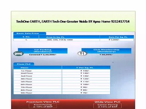 TechOne EARTH, EARTH Tech One Greater Noida BY Apna Home 9212417714