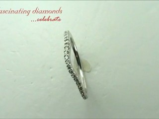 Round Diamond Wedding Anniversary Band Pave Set