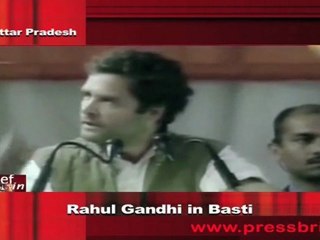 Rahul Gandhi in Basti, Uttar Pradesh, 2nd February 2012, Part-1