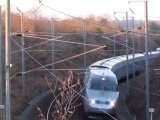 rame TGV croise un Ter