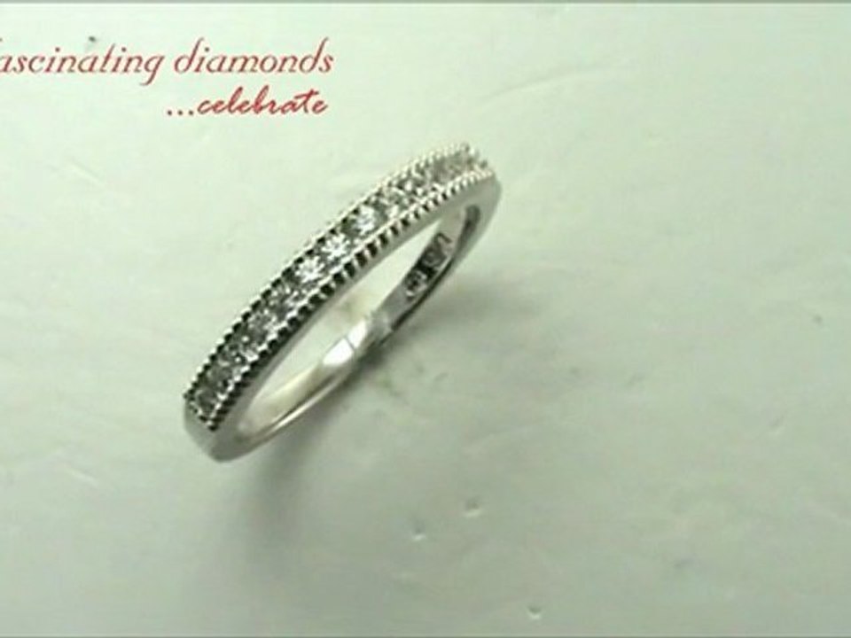 Round Cut Diamond Wedding Anniversary Band In Channel Set