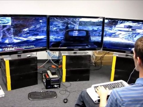 MSI Radeon HD 6870 CoD Modern Warfare 2 With AMD Eyefinity on 3x 46 LCD TVs Linus Tech Tips