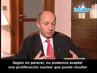 Entrevista exclusiva con Laurent  Fabius