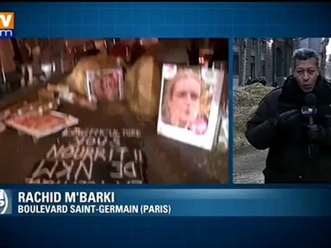 Manifestation de jeunes agriculteurs devant le ministère de l'Environnement