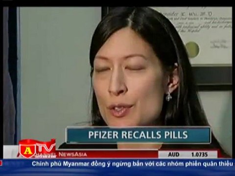 Hãng sản xuất dược phẩm Pfizers thu hồi sản phẩm do lỗi sản xuất
