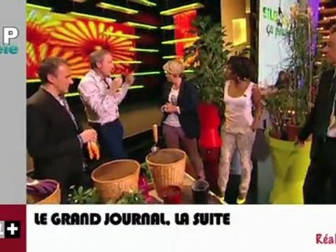 Zapping people du 03/02/2012 - L'affiche de son dernier film pourrait porter préjudice à J. Dujardin pour les Oscars !