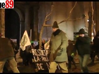 Les jeunes agriculteurs devant le ministère de l'Environnement