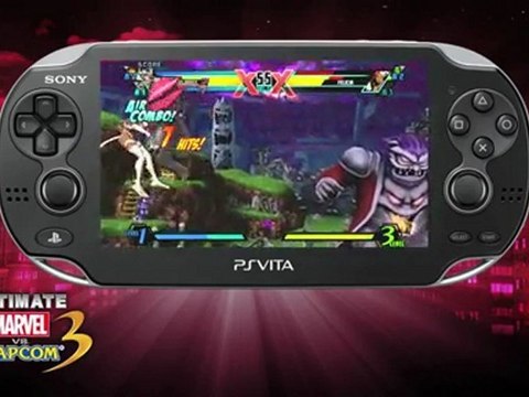 Ultimate Marvel Vs. Capcom 3 : Vita Gameplay