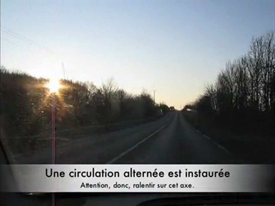 Saint-Just: attention, ralentissements sur l'axe RD 916