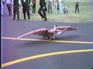 Essais maquette Avion N°3 Clément Ader