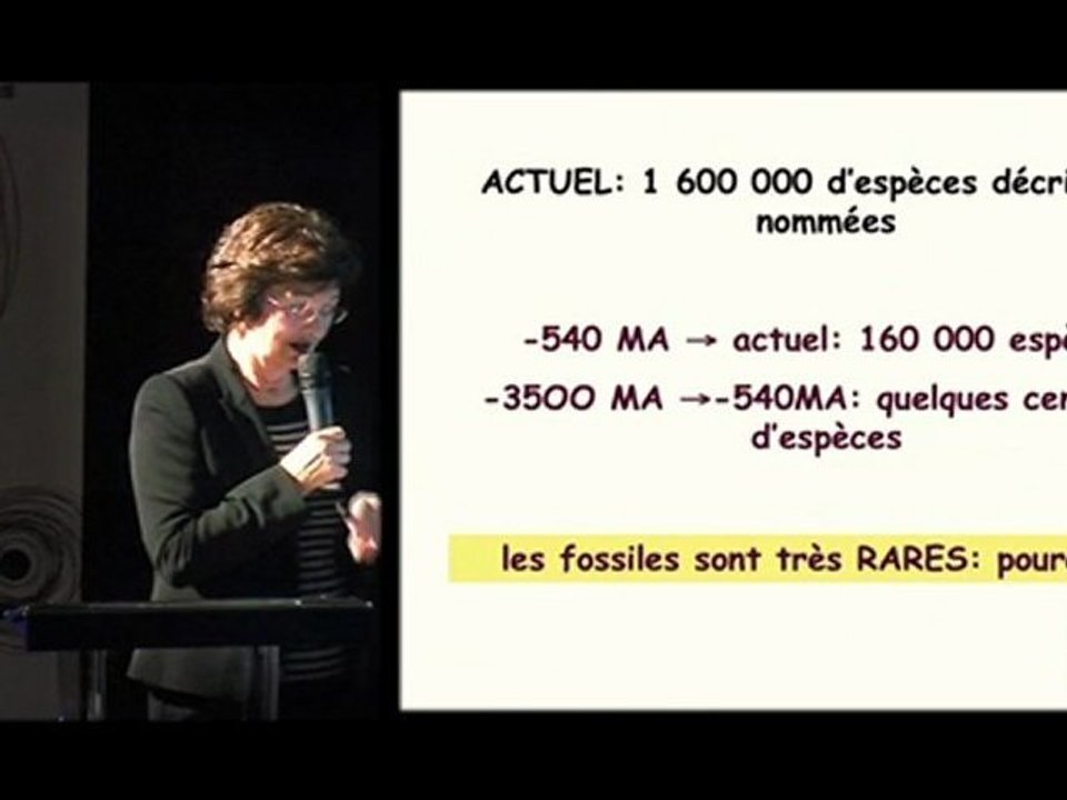 Agora des savoirs: Monique Vianey-Liaud - Les chemins incertains de l'histoire de la vie sur terre