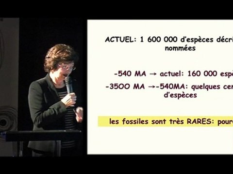 Agora des savoirs: Monique Vianey-Liaud - Les chemins incertains de l'histoire de la vie sur terre
