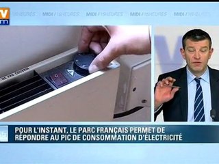La France atteindra lundi, un record de consommation d'électricité