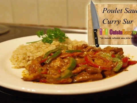 Recette du poulet sauce curry facile et rapide
