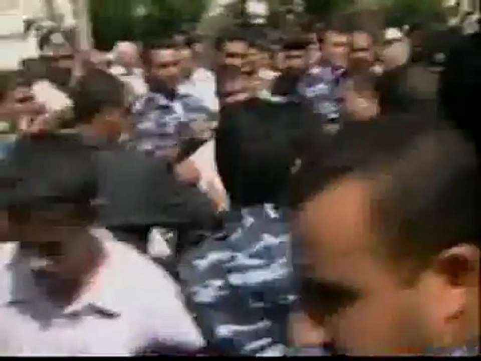 Protesta popular contra Ismael Haniya