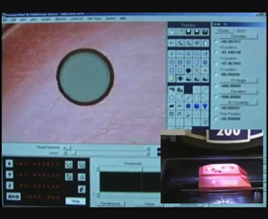 Optical video Measurement Tools and software