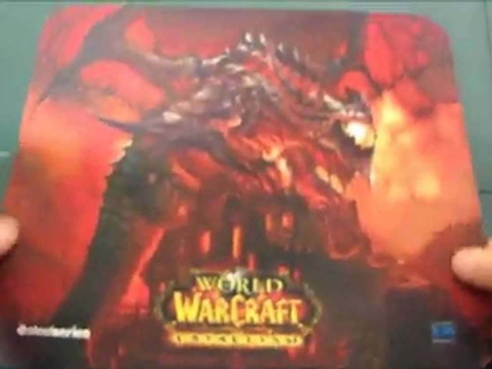 Steelseries World of Warcraft: Cataclysm QCK Mouse Pads Unboxing & First Look Linus Tech Tips
