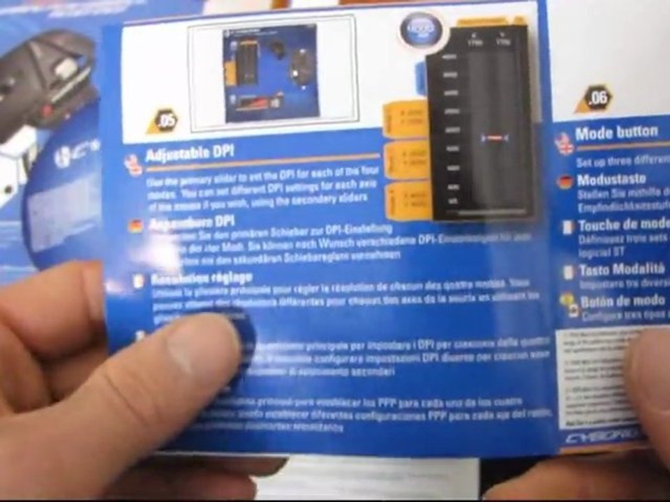 Cyborg R.A.T. 5 Adjustable Laser Gaming Mouse Unboxing & First Look Linus Tech Tips