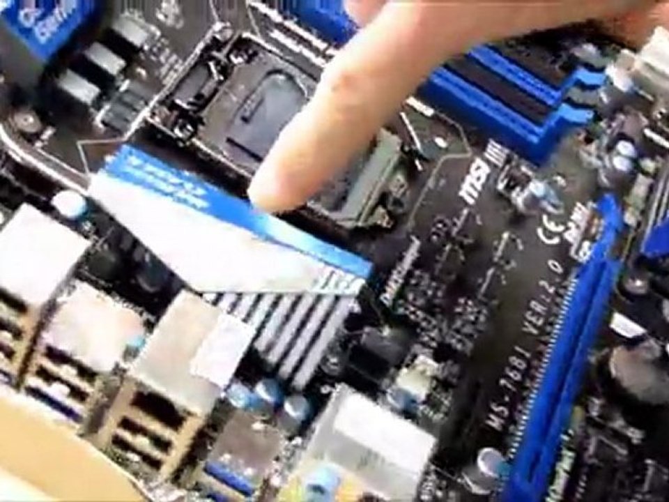 MSI P67A-GD65 P67 LGA1155 Core i7 SLI Motherboard Unboxing & First Look Linus Tech Tips