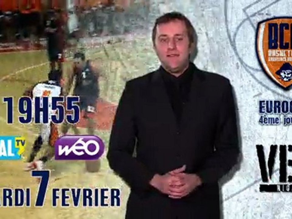 BA BCM Vs Riga en direct sur Opal'TV et sur Weo