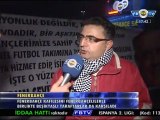 FBTV - Beşiktaşlı Taraftarlardan Pankart Jesti
