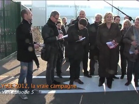 ELYSEE 2012, la vraie campagne- film 5 - Marine Le Pen vs un militant du Front de Gauche