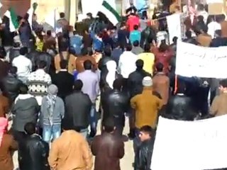 فري برس   مظاهرة قرية السحارة في جمعة عذرا حماة 3 2 2012