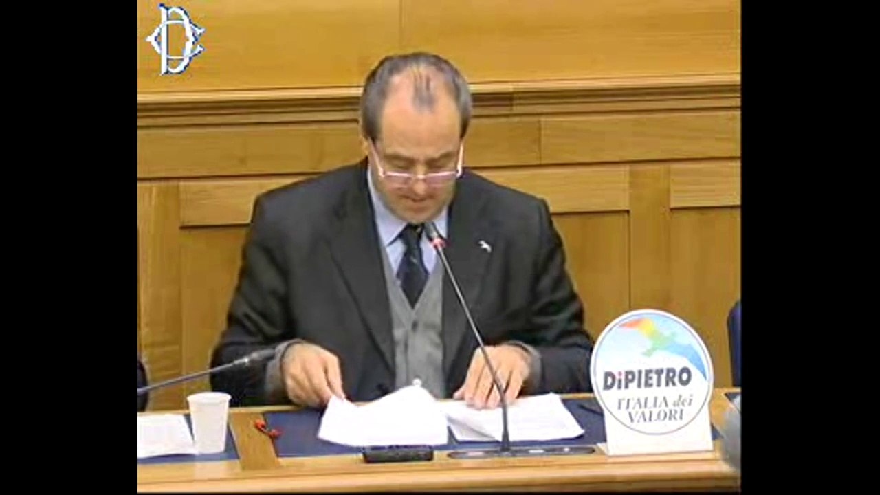 Massimo Donadi - Conferenza Stampa - Evasione fiscale le proposte IdV