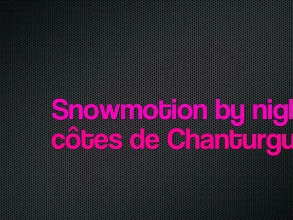 Snowmotion Chanturgue By Night