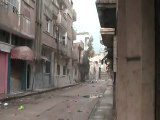 فري برس   حمص بستان الديوان الجيش الحر يشتبك مع كتائب بشار 1 2 2012