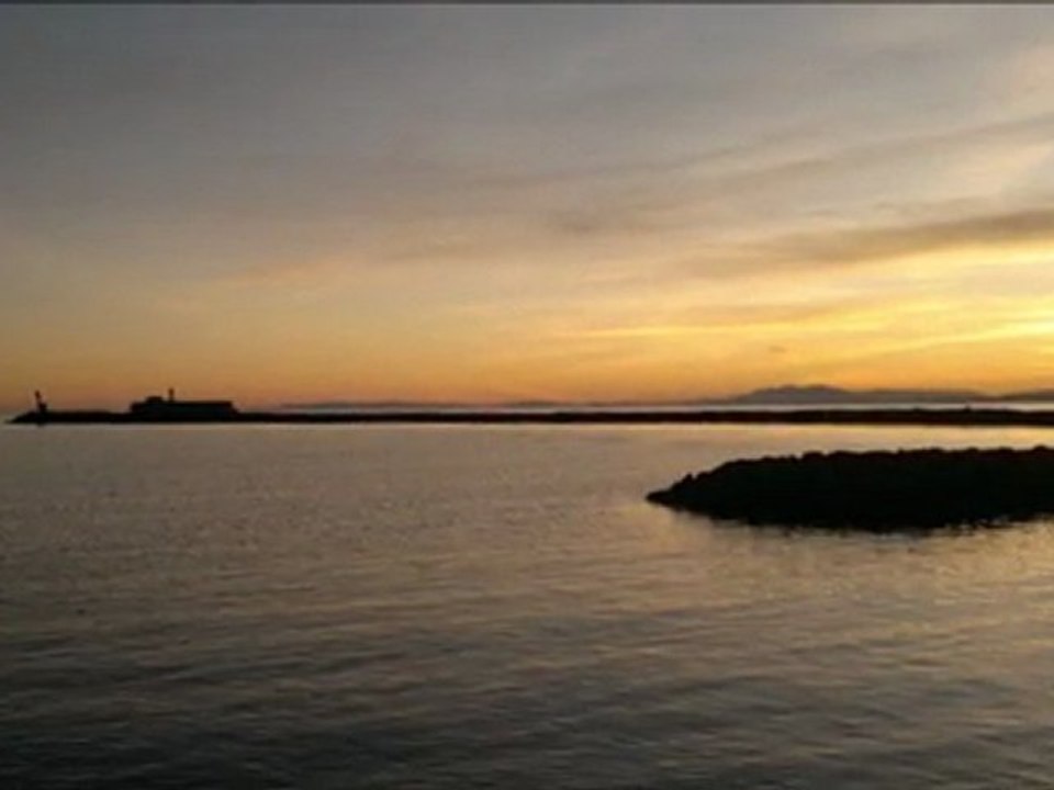 un coucher de soleil au Cap d'Agde
