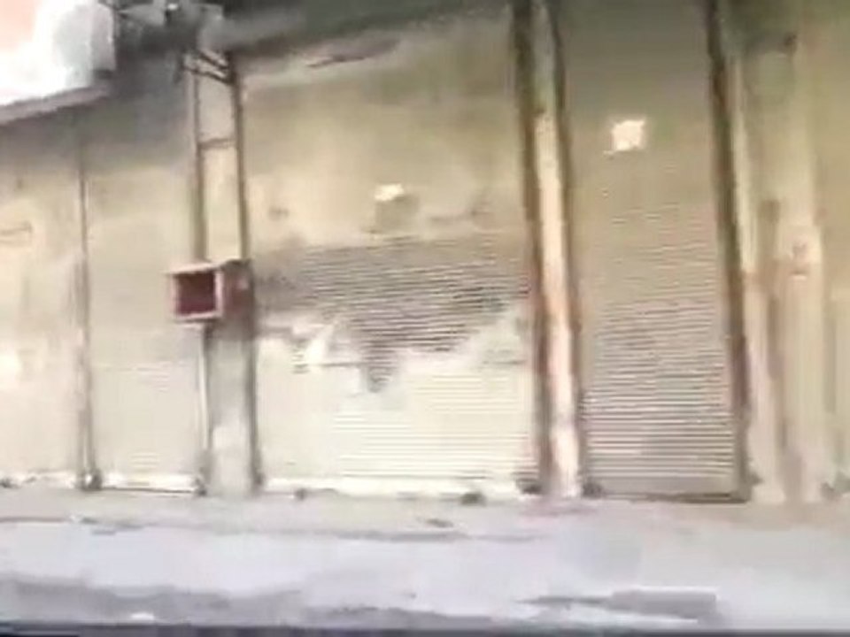 فري برس   حماه   اضراب عام ذكرى المجزرة منطقة الحاضر 2 2 2012 ج1